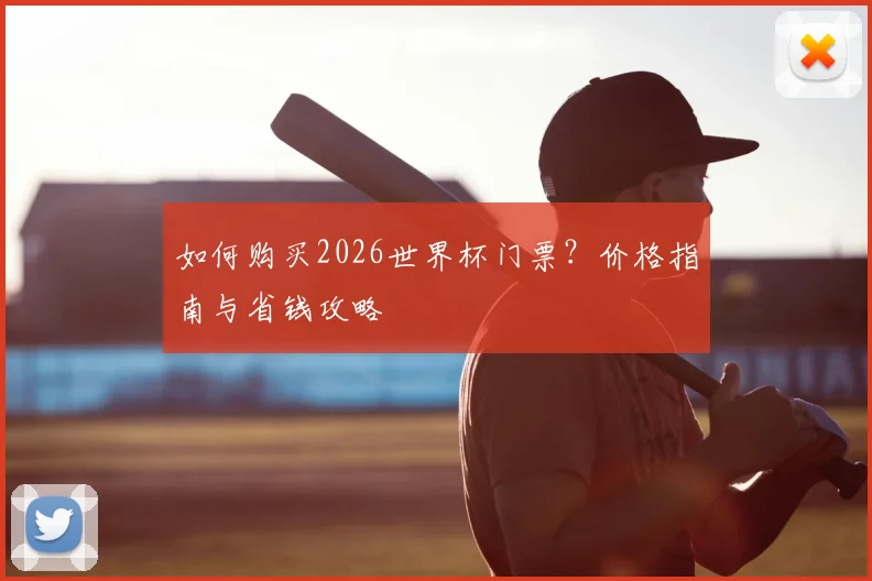 如何购买2026世界杯门票？价格指南与省钱攻略